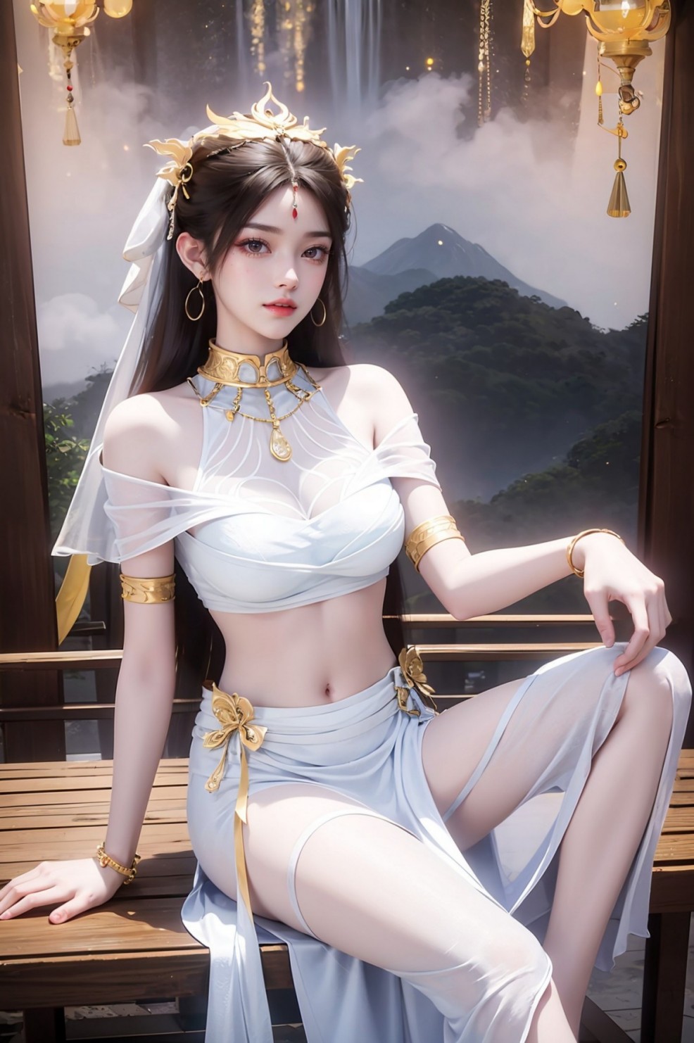 AI绘画-遮天-瑶池圣女-狗比国漫