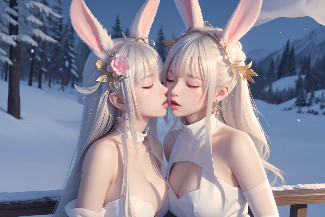 AI绘画-百合公孙离-狗比国漫